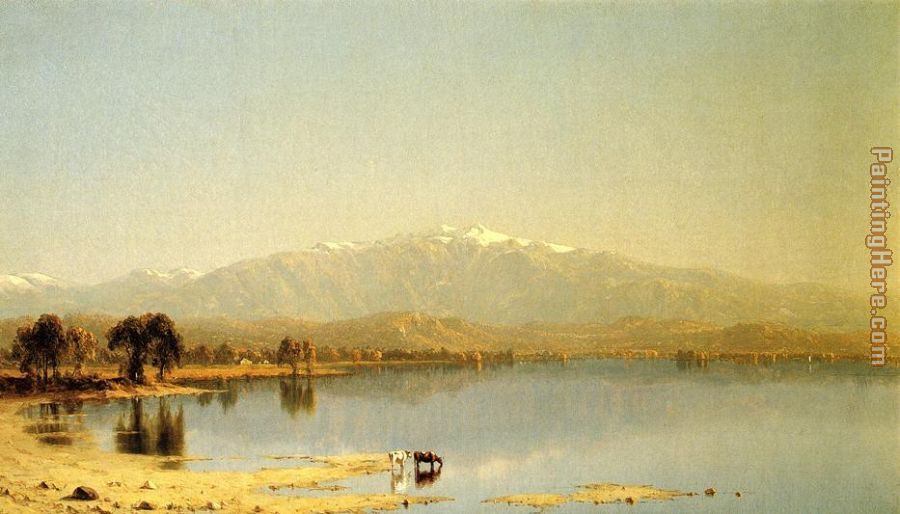 Early October in the White Mountains painting - Sanford Robinson Gifford Early October in the White Mountains art painting